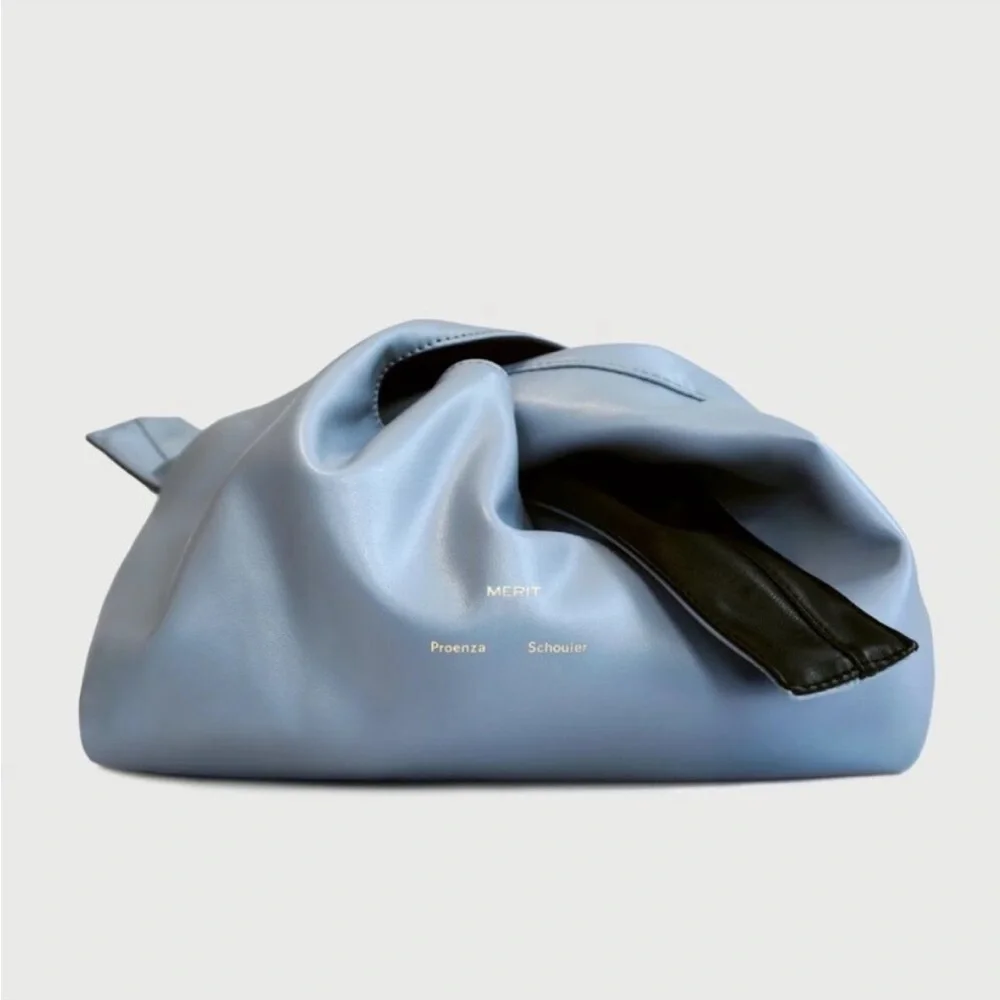 Proenza Schouler Black and Light Blue Clutches - Picture 3 of 13